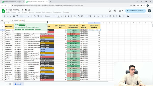 курс обучения Excel + «Google Таблицы» с нуля до PRO